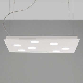 Fabbian Quarter – LED závesné svietidlo 7-pl.