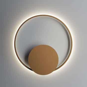Fabbian Olympic nástenné LED svetlo Ø 60 cm bronz