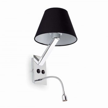 Nástenné LED svetlo Moma-2 s lampou na čítanie - Image 2