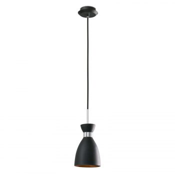 Závesná lampa Retro, čierna - Image 2