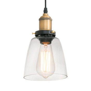 Priehľadná závesná lampa LIZ II