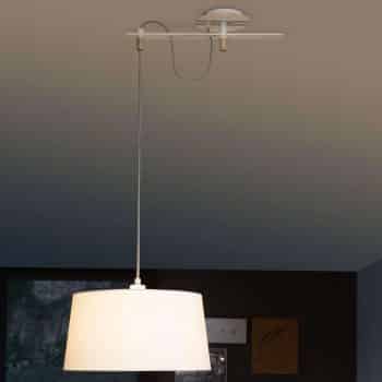 Závesná lampa Fusta, biela - Image 2