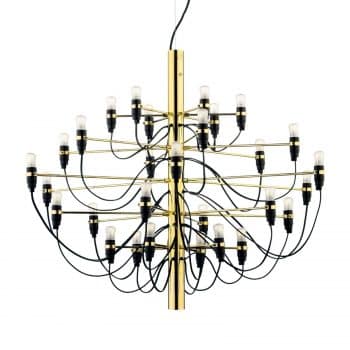 FLOS 2097 – visiaci luster 30-plameňový mosadz