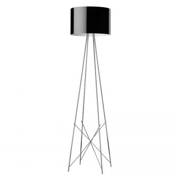 FLOS Ray F2 stojaca lampa čierne tienidlo stmievač - Image 2