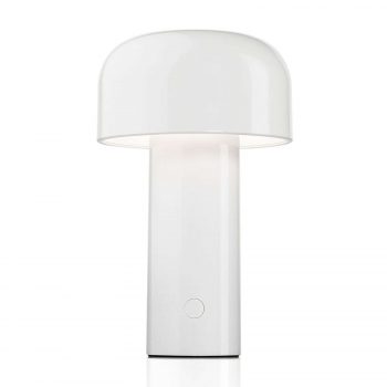 FLOS Bellhop dobíjateľná stolná LED lampa biela