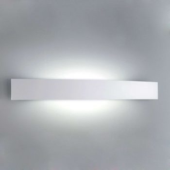 Fontana Arte Riga – nástenné svietidlo 56 cm biela