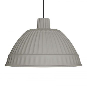 Fontana Arte Cloche sivá dizajnová závesná lampa