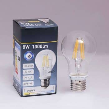 E27 8 W 827 LED filament žiarovka - Image 2