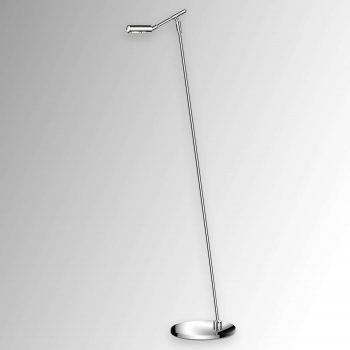 Stojaca LED lampa SENO chróm