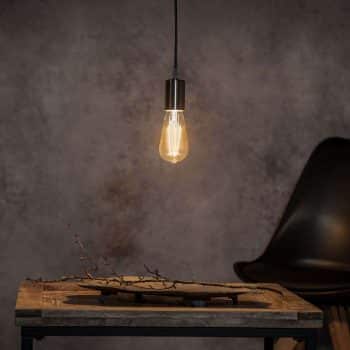 Závesná lampa Haiko, kábel čierny - Image 2