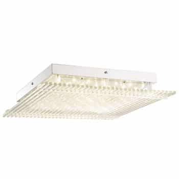 Veľké stropné LED svietidlo Hatu so sklom 43 cm - Image 2
