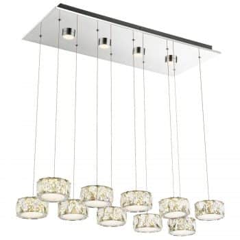 10-pl. LED svietidlo Amur – 4 doplnkové svetlá