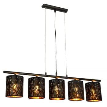 Závesná lampa Tuxon, trám, 5-plameňová - Image 2