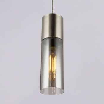 Závesná lampa Annika, 1-plameňová, nikel