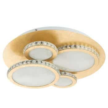 LED svietidlo Tilo v zlatej stmievateľné 3000K 36W - Image 2