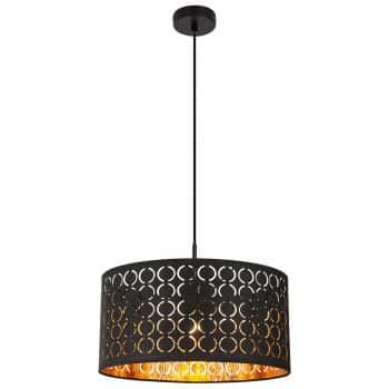 Závesná lampa Harald v orientálnom štýle čierna - Image 2