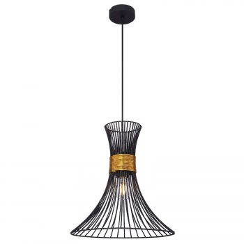 Závesná lampa 54814H1 so zlatým dekórom, 35cm - Image 2