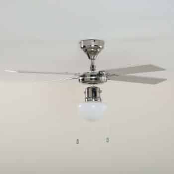 Osvetlený stropný ventilátor Milana, E27 - Image 2