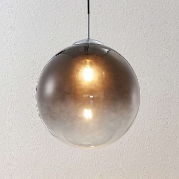 Lindby Robyn sklenená závesná lampa, 1-pl.