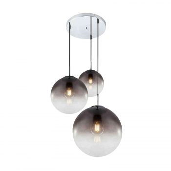 Lindby Robyn sklenená závesná lampa, 3-pl.