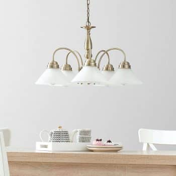 Závesná lampa Antwerpen, 5-plameňová - Image 2