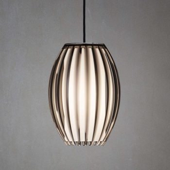 Závesná lampa Tentacle M v dymovej sivej 21 cm