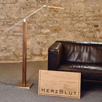 SrdceKrv Otto O stojaca LED lampa na čítanie orech - Image 2