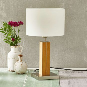 SrdceKrv Dana stolná lampa s drevenou základňou - Image 2