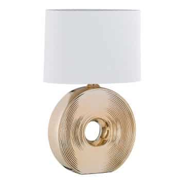 Stolná lampa Eye zlatý keramický podstavec 54 cm
