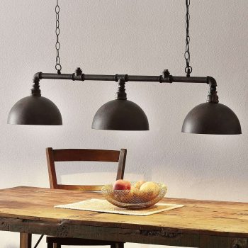 Efektívna závesná lampa Vedenie, 3-pl.