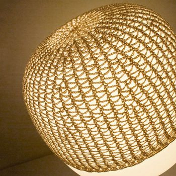 Sieť na stolnú lampu Afra, béžová