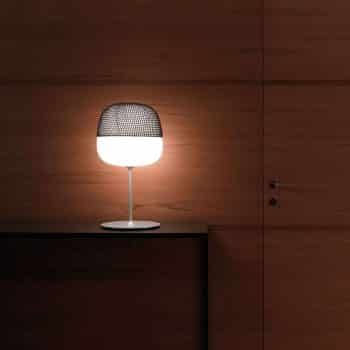 Sieť na stolnú lampu Afra, čierna - Image 2