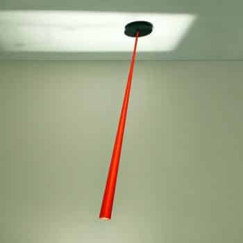 Závesná lampa Drink Color oranžová 127 cm