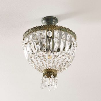 Krištáľové stropné svietidlo CUPOLA 30 cm - Image 2