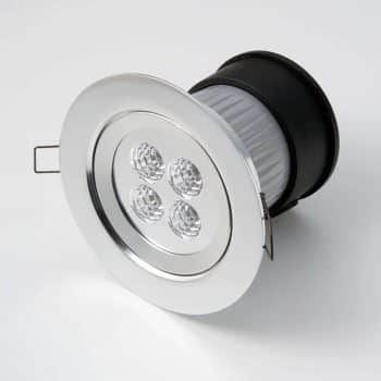 Stropné zapustené svietidlo s diódami Power LED - Image 2