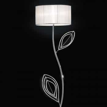 Stojaca lampa Girasole s textilným tienidlom - Image 2