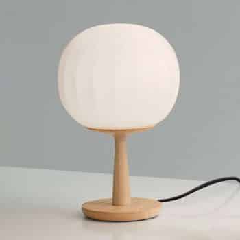 Luceplan stolná lampa Lita jaseňové drevo 28 cm