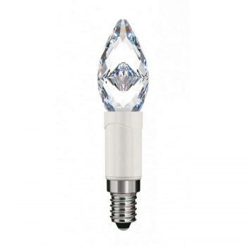 E14 3,5W 820 LED žiarovka so Swarovski krištáľmi - Image 2