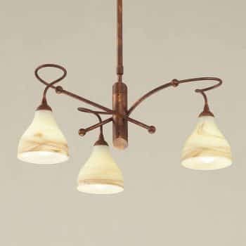 Závesná lampa Mattia v štýle vidieckeho domu - Image 2
