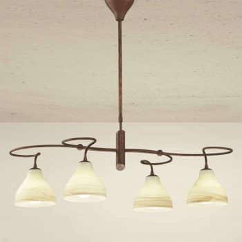 Závesná lampa Mattia dizajn vidieckeho domu 4-pl. - Image 2