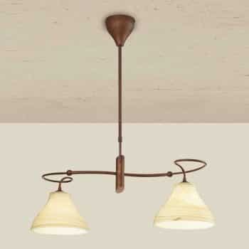 Závesná lampa Mattia dizajn vidieckeho domu - Image 2