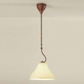 Závesná lampa Mattia vzhľad vidieckeho domu, 1-pl. - Image 2