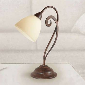 Stolná lampa Luca vo vidieckom vzhľade - Image 2