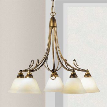 Závesná lampa Antonio, 5-plameňová - Image 2