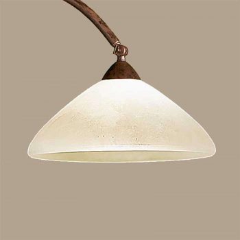 Oblúková lampa Samuele presah 120 cm scavo-hnedá - Image 2