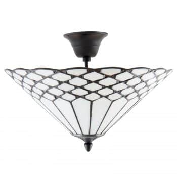 Stropné svietidlo Kisa, štýl Tiffany, odstup - Image 2