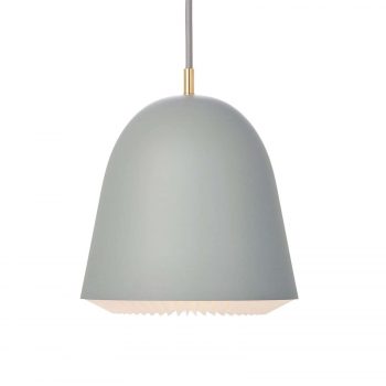LE KLINT Caché – závesná lampa, sivá, 20 cm