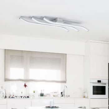 Stropné LED svietidlo Largo 3-pl. 83 cm hliník - Image 2