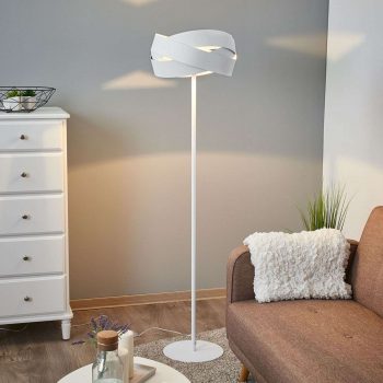 Stojaca lampa Tornado biele