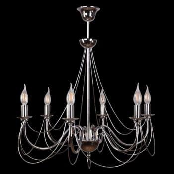 Luster Retro striebro 6-pl. 75 cm zavesenie